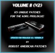 Robust American Volume II Sound Set for Korg Prologue (V2)