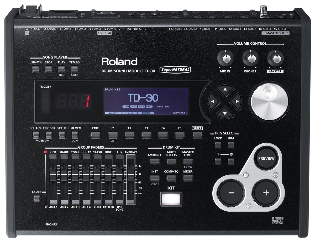 Roland TD-30 Patches, Presets, Soundsets and Sound Design.