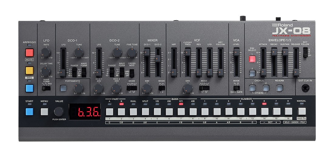 Omega Music  ROLAND JX-08 Synthé Analogique
